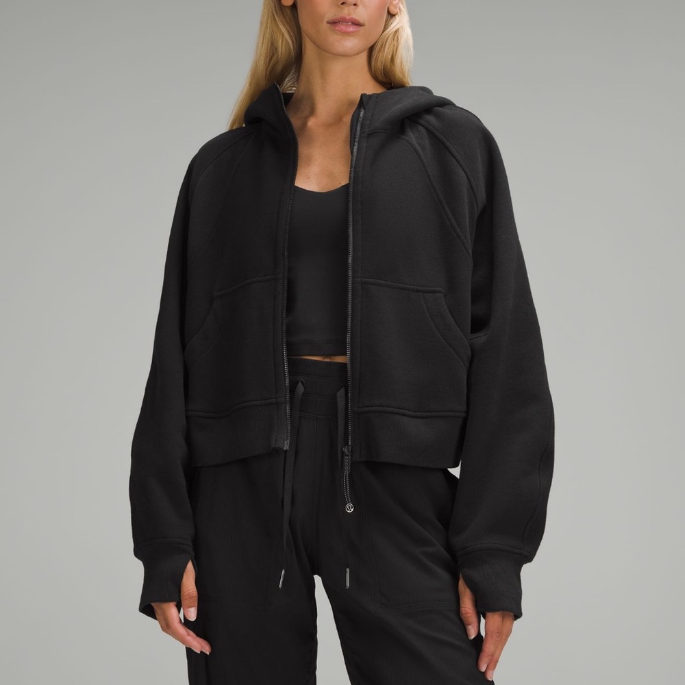 Lululemon oversized cropped scuba hoodie